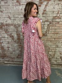 Tonja Tiered Midi Dress