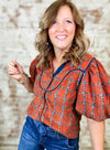 THML Selah Plaid Top