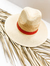 Alba Red Band Straw Hat