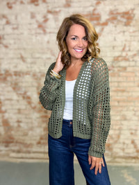 Rosalie Crochet Cardigan