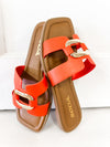 Feng Orange Sandal