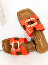 Feng Orange Sandal
