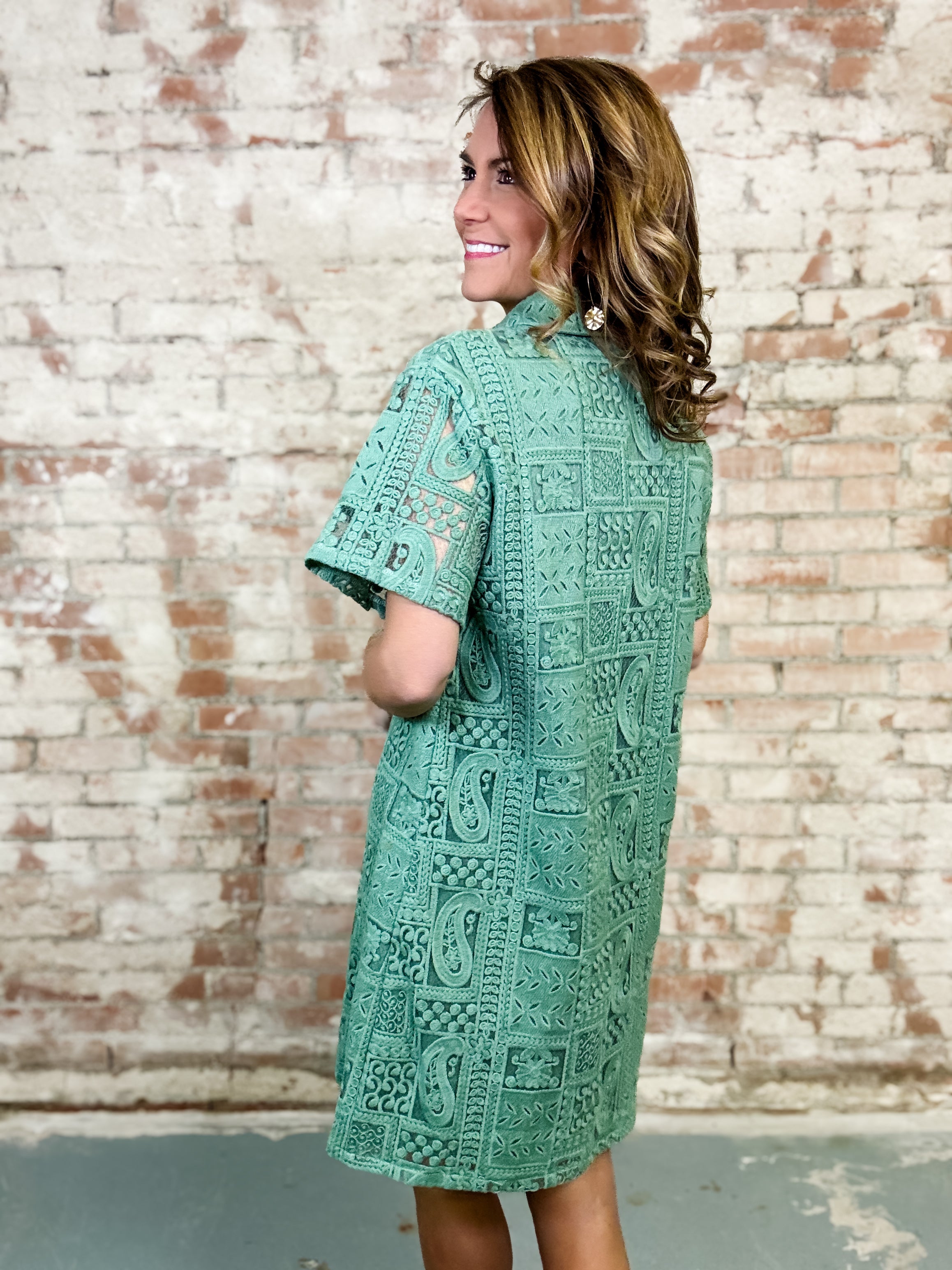 Fiora Button Down Dress