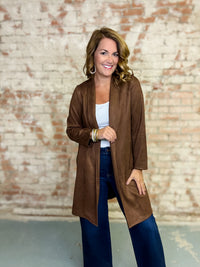 THML Wilma Suede Coat