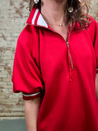 Kollyns Solid Quarter Zip Dress