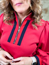 Fionn Front Zip Up Top