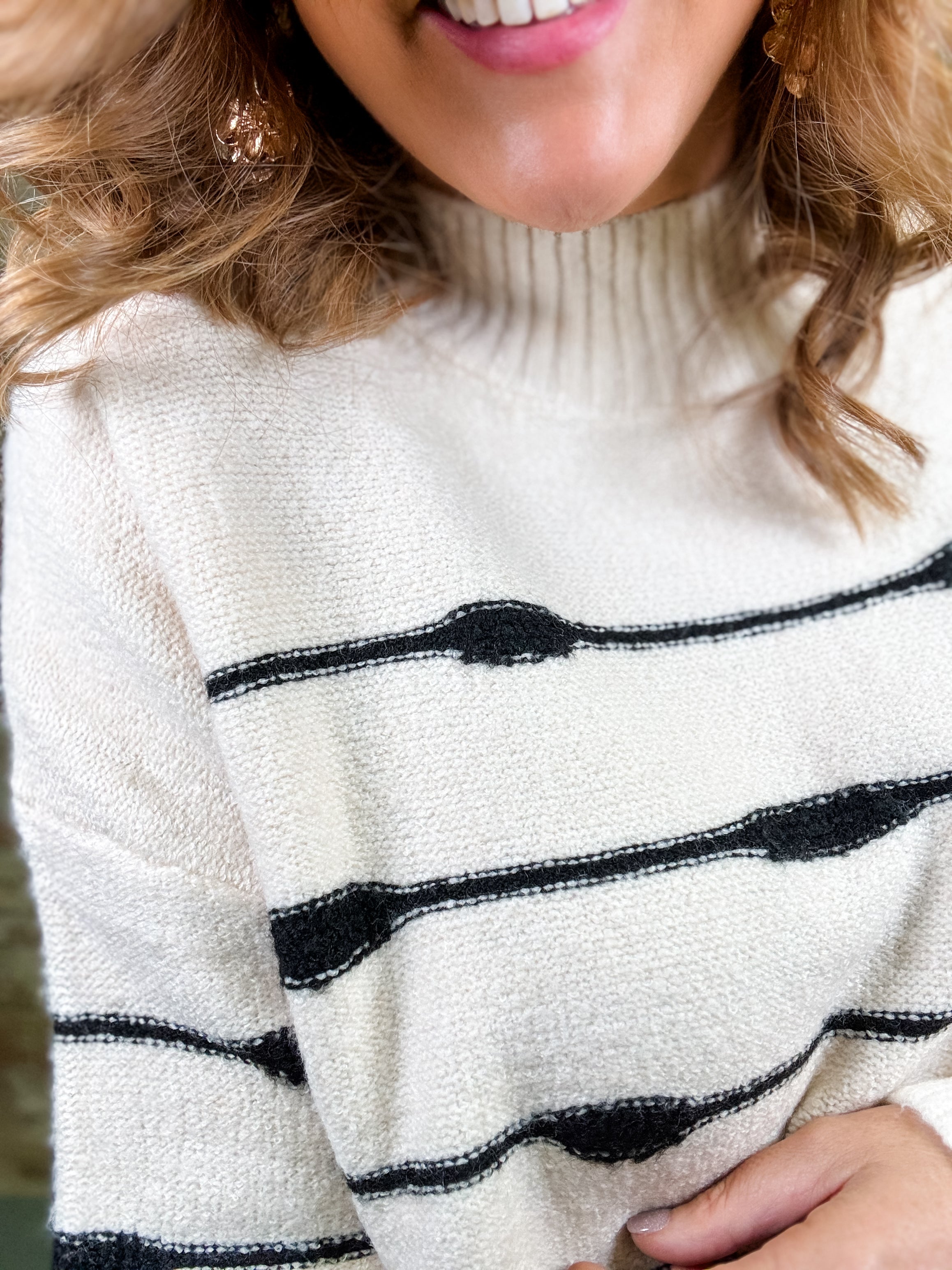 Azai Mock Neck Sweater