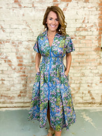 Marie Floral Print Dress