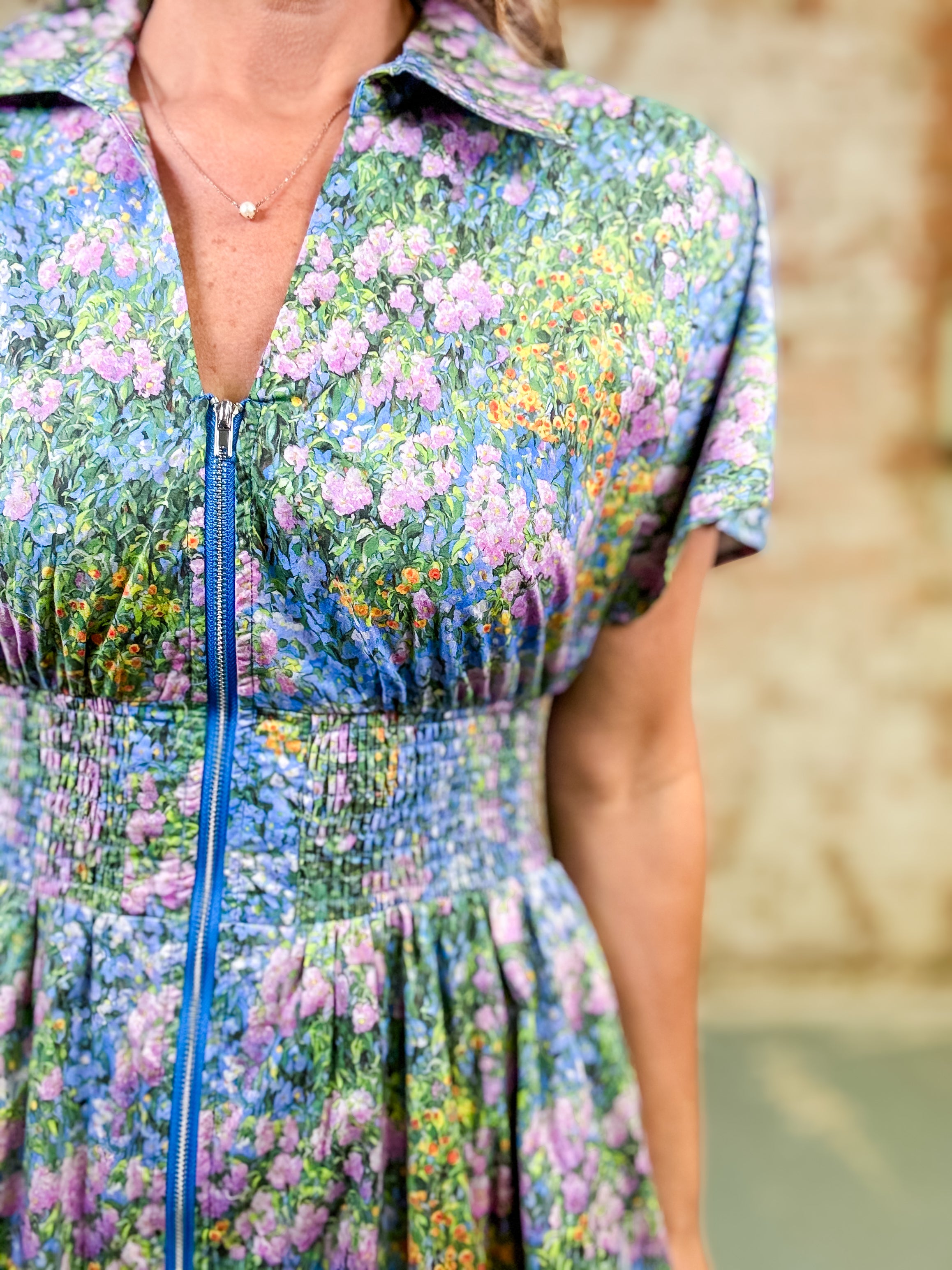 Marie Floral Print Dress