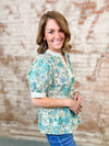 JaNae Flower Print Top