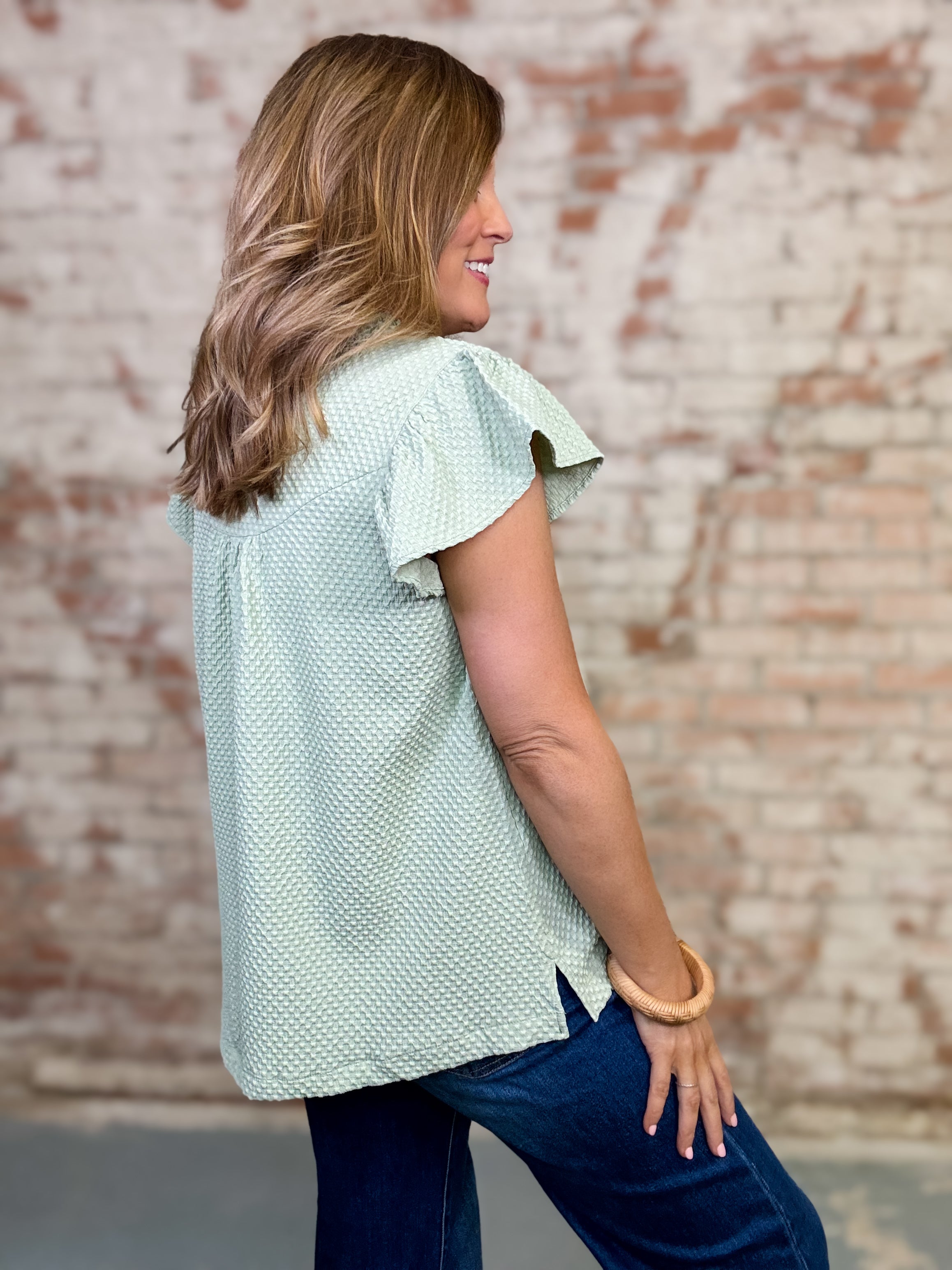 Kayleen Textured Top