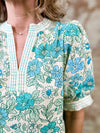 JaNae Flower Print Top