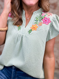 Kayleen Textured Top