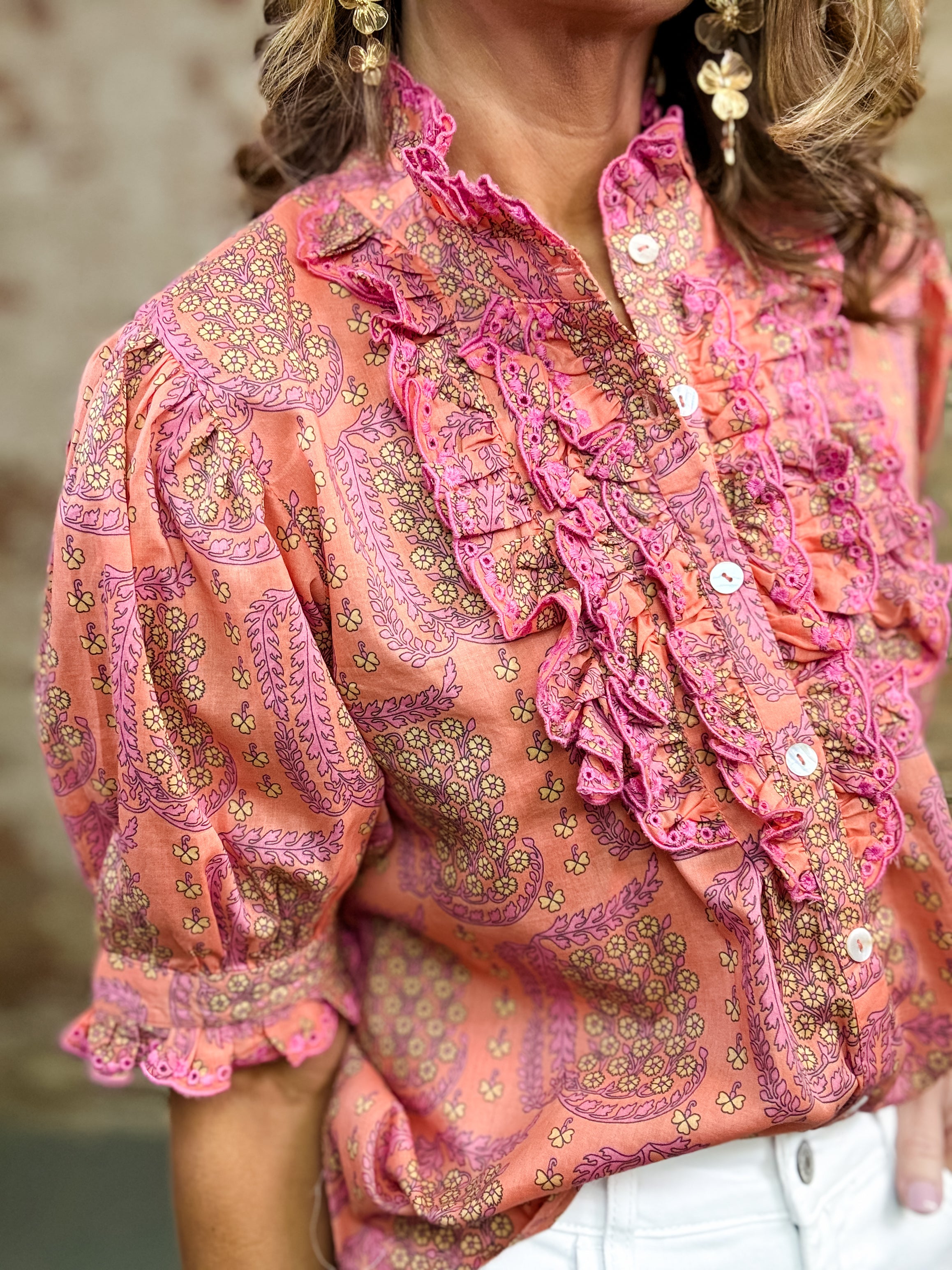 Ivy Jane Ronda Ruffle Top