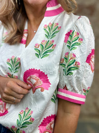 Aitana Jacquard Top