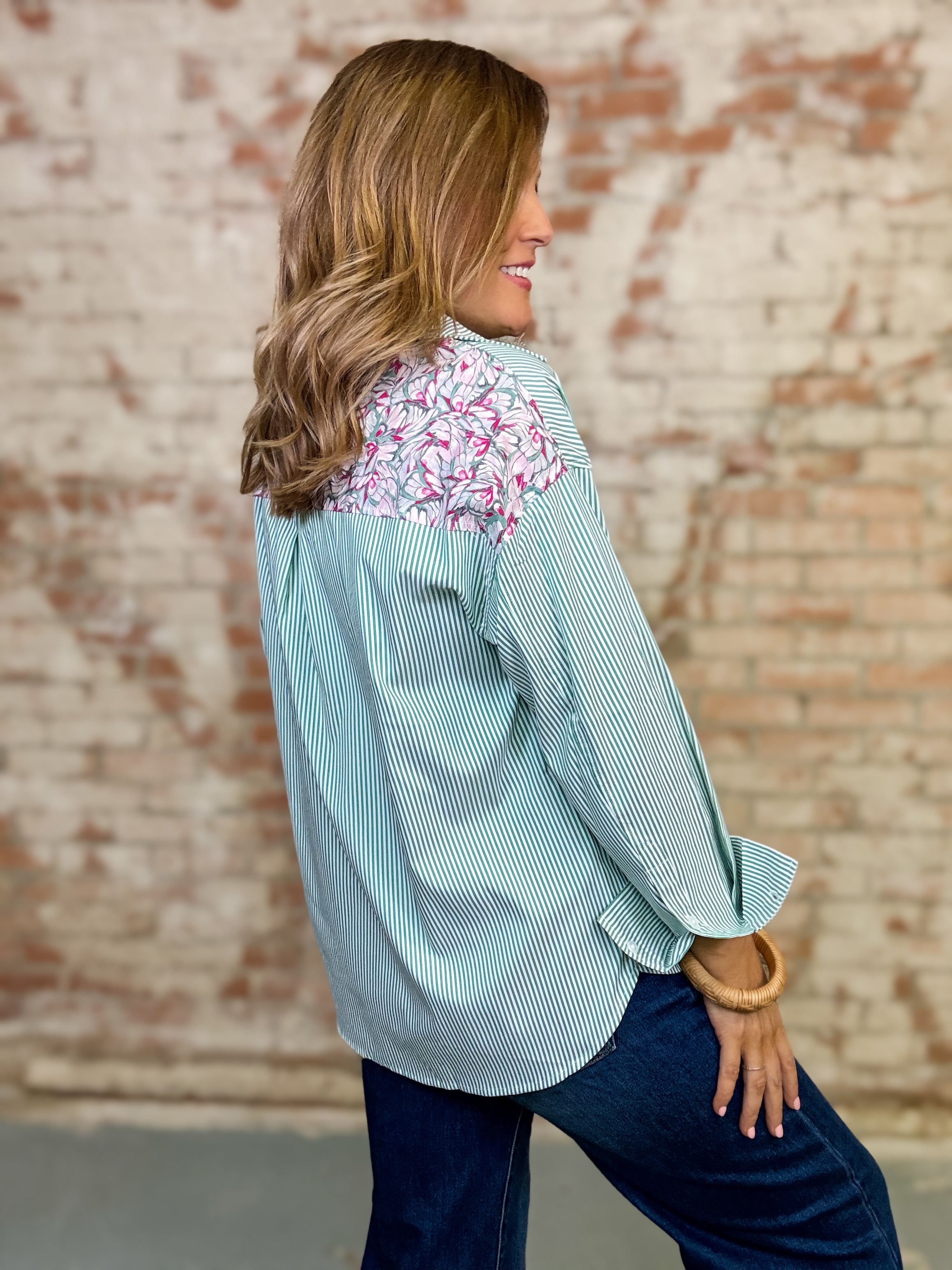 Rowen Button Down Top
