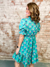Tiffany Ruffle Floral Print Dress