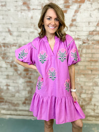 Tenille Floral Embroidered Dress