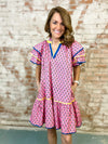 Suzie Ruffle Sleeve Dress
