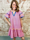 Suzie Ruffle Sleeve Dress