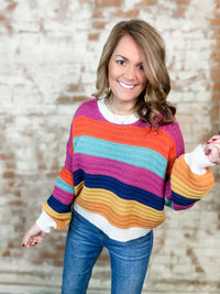 Andrea Stripe Sweater