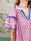 Suzie Ruffle Sleeve Dress