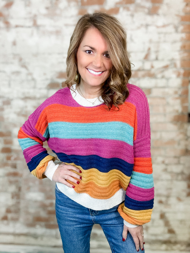 Andrea Stripe Sweater