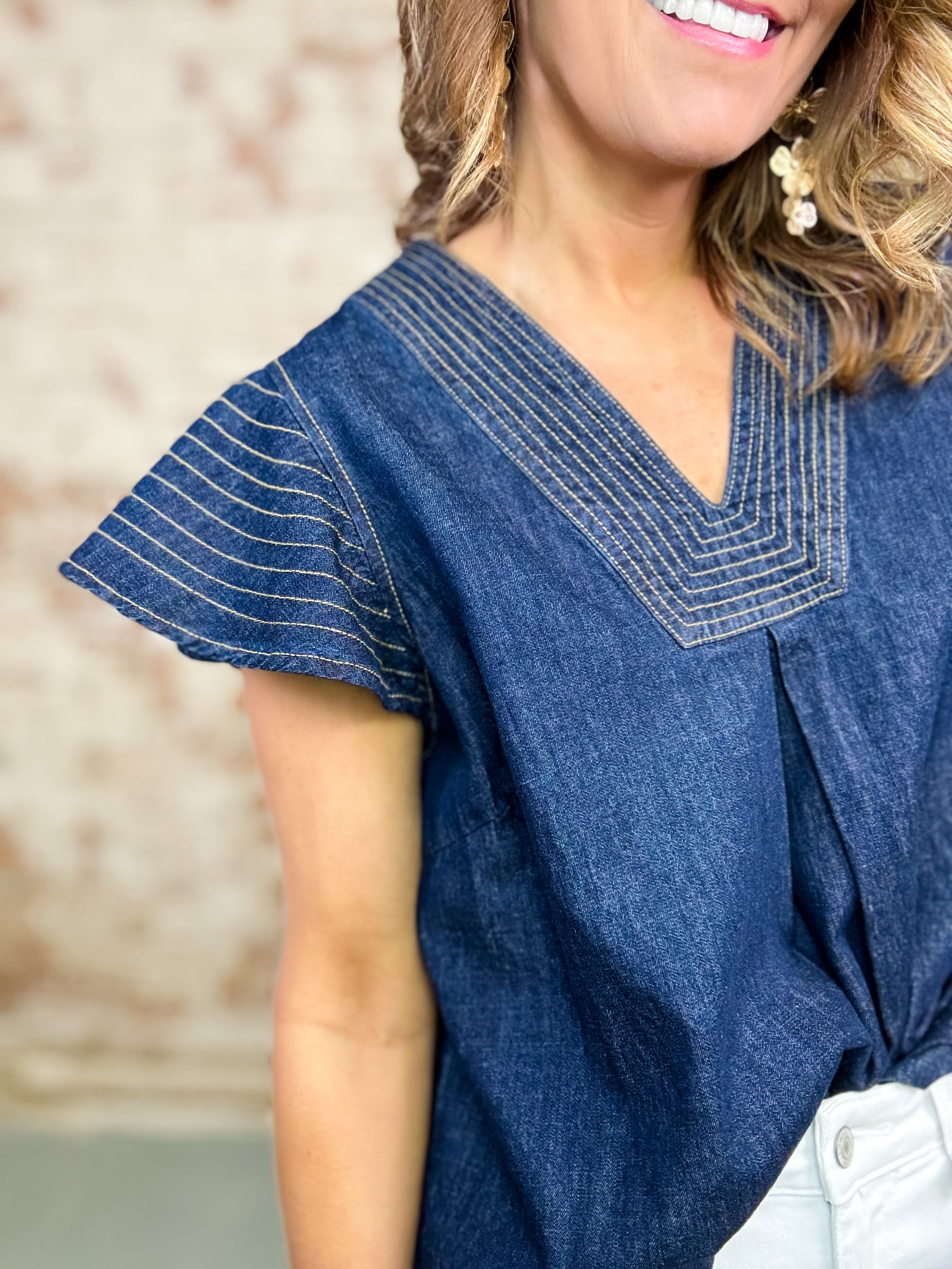 Phineas Denim Top