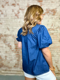 Jacklyn Denim Top