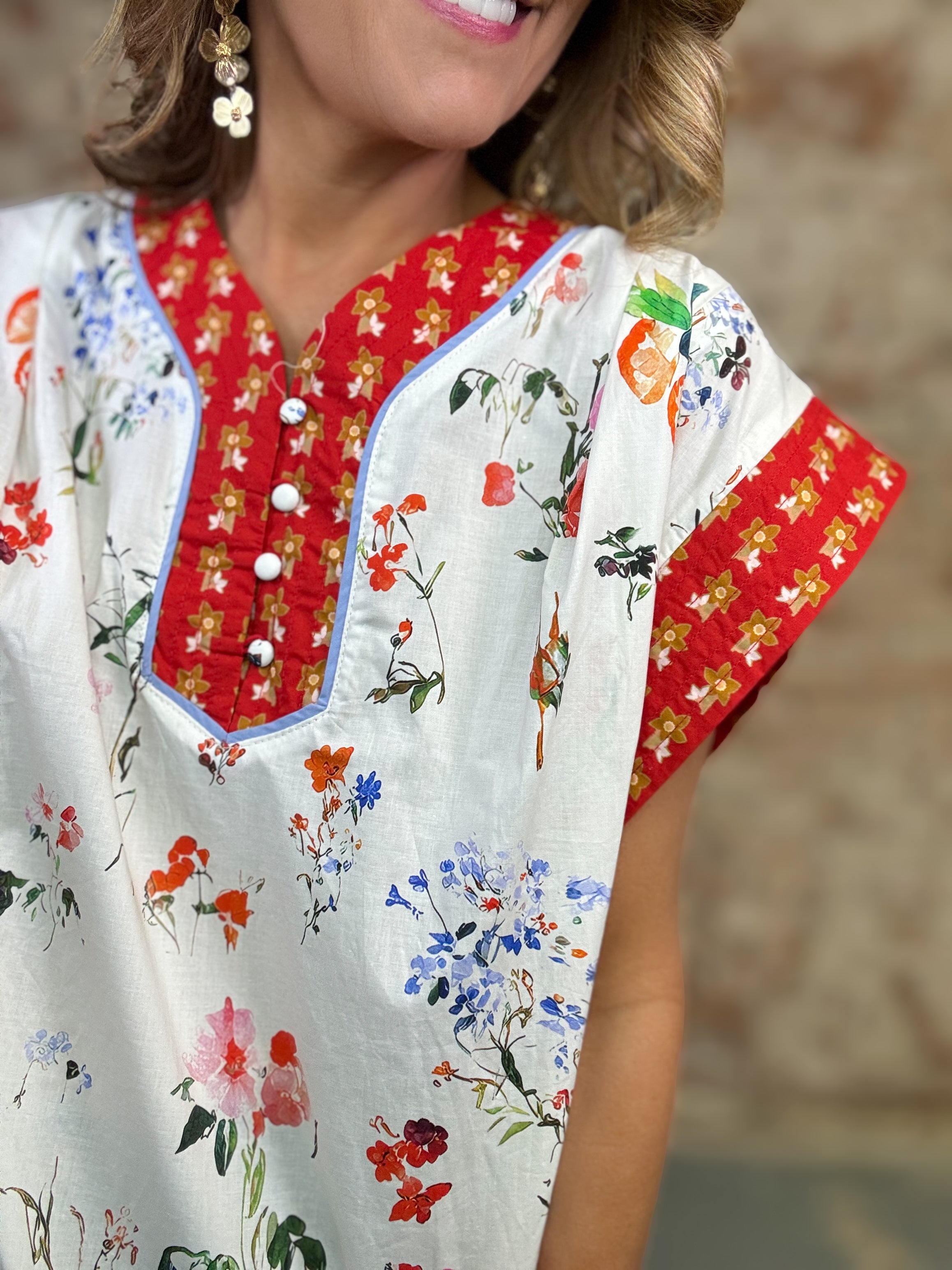 Sally Floral Top