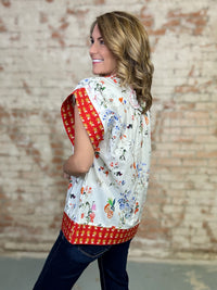 Sally Floral Top
