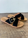 Graphic Black Sandal