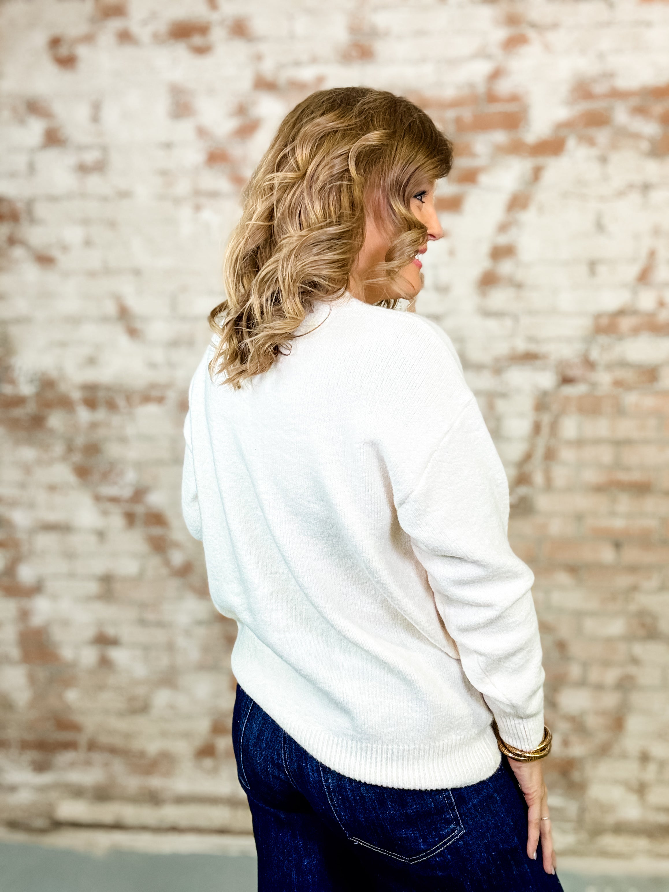 Malaya Heart Sweater Top