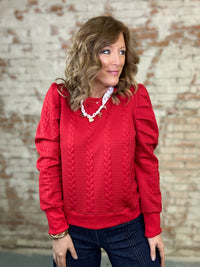 Kamila Textured Casual Top