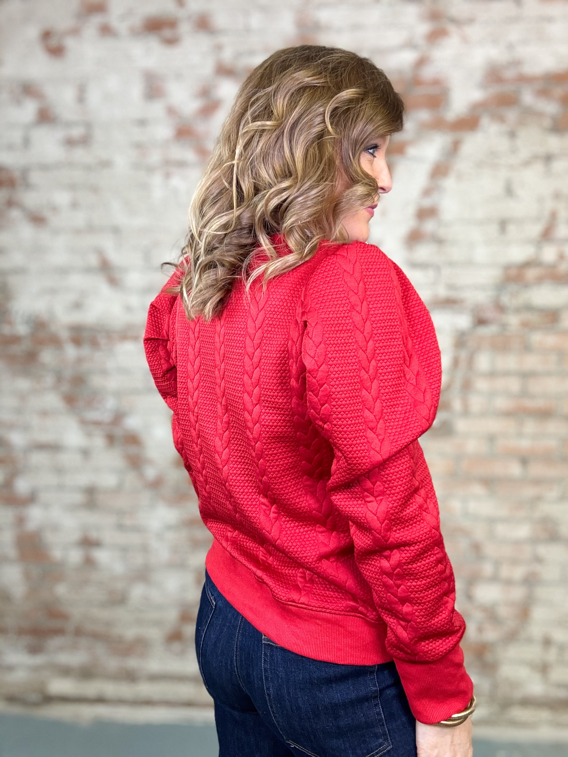 Kamila Textured Casual Top