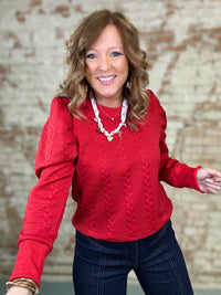 Kamila Textured Casual Top