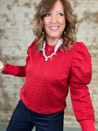 Kamila Textured Casual Top