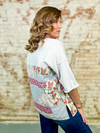 Seren Patchwork Washed Top