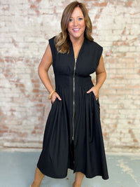 Peggy Zip Front Dress