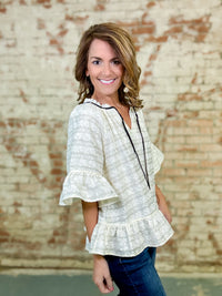 Marcella Textured Top