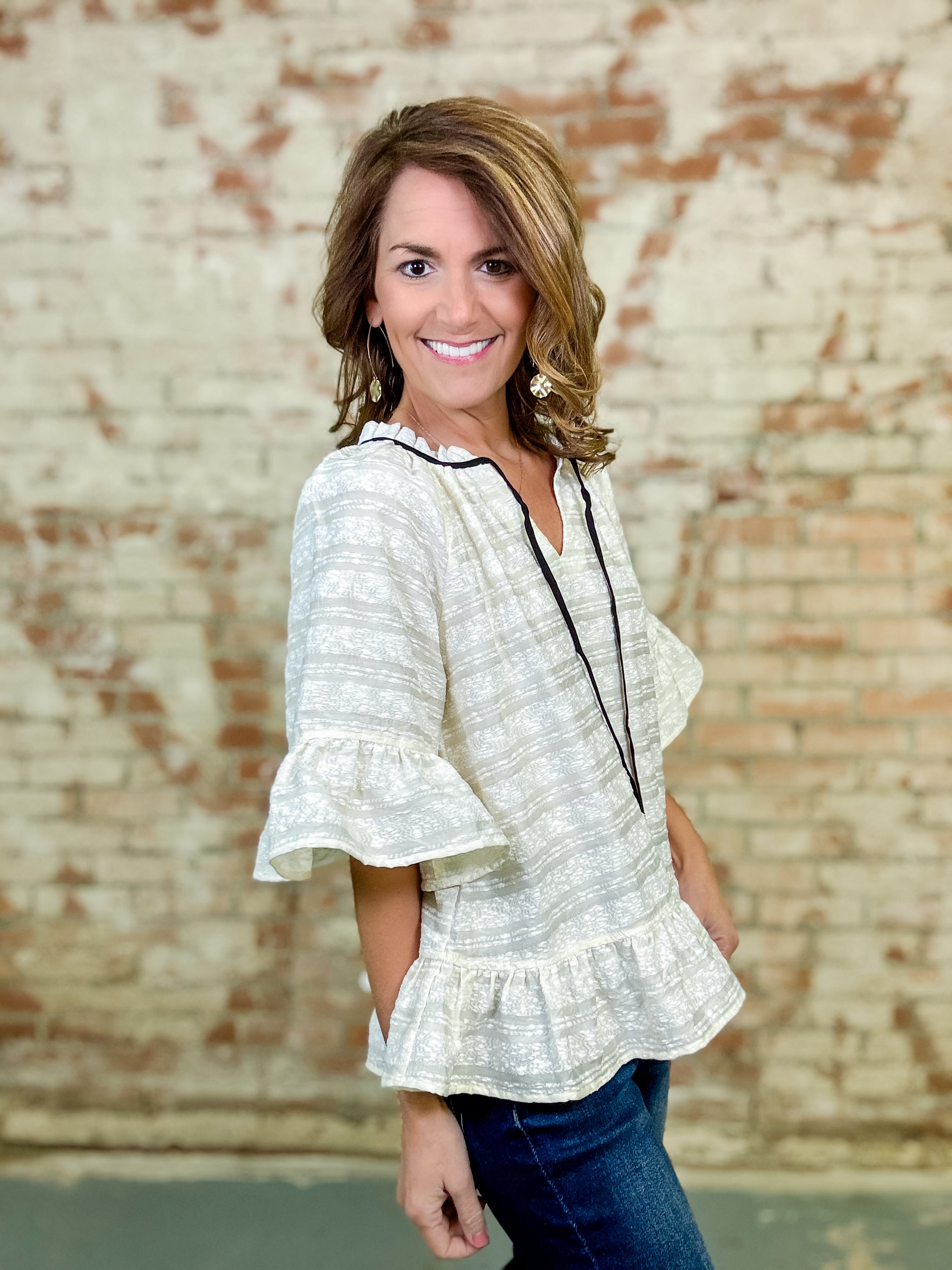 Marcella Textured Top