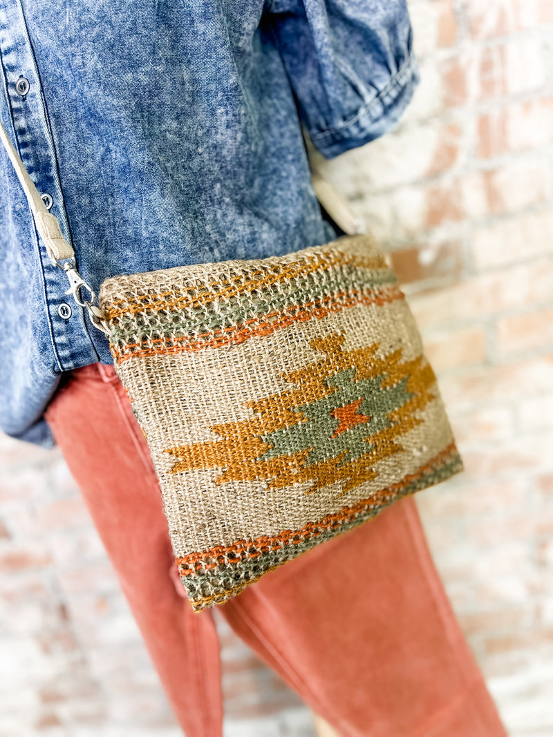 Phoenix Jute Crossbody