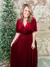 Gillian Velvet Midi Dress