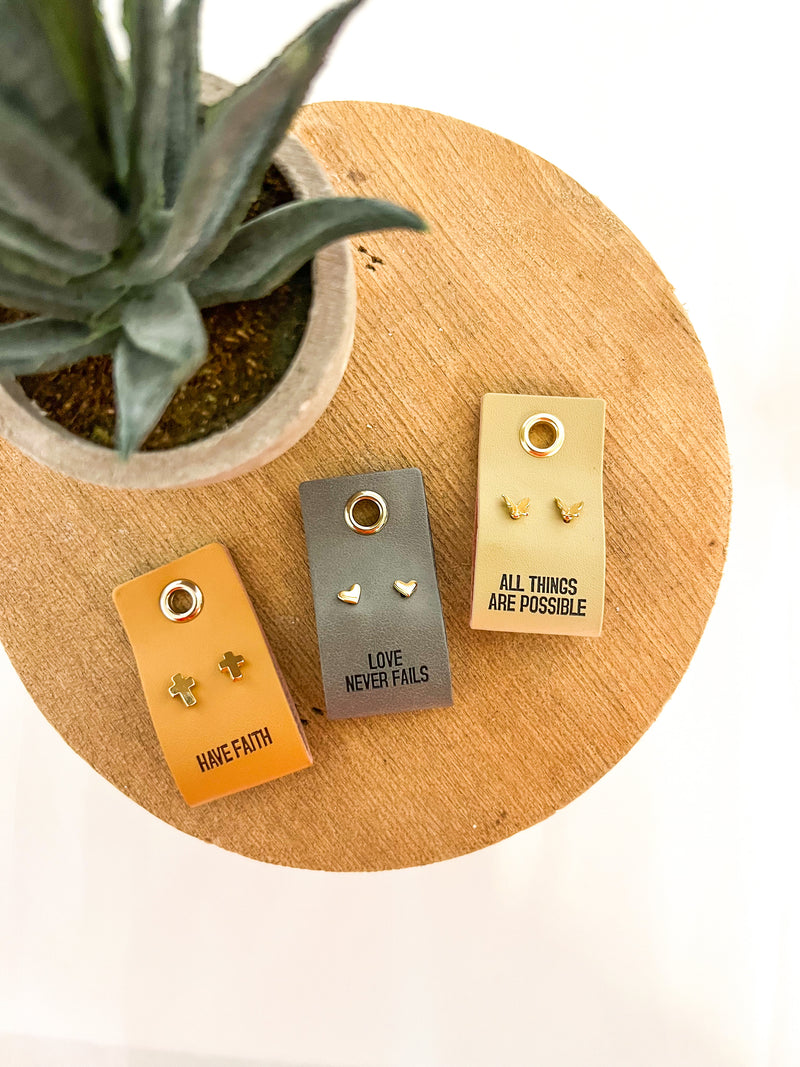 Leather Tag Studs