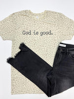 God is Good Leopard Tee