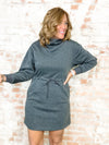 Cordova Luxeknit Cowl Neck Dress