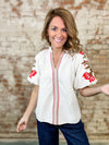 THML Brynn Embroidered Top