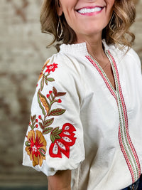 THML Brynn Embroidered Top