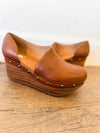 Yellowbox Tan Bidelia Wedge Clog