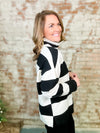 Jetty Black + Ivory Stripe Sweater